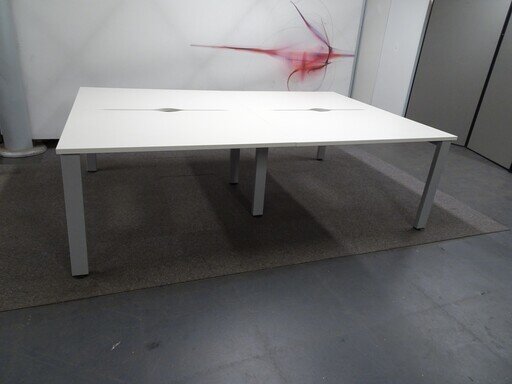 1200w mm Bench Desks with White Tops