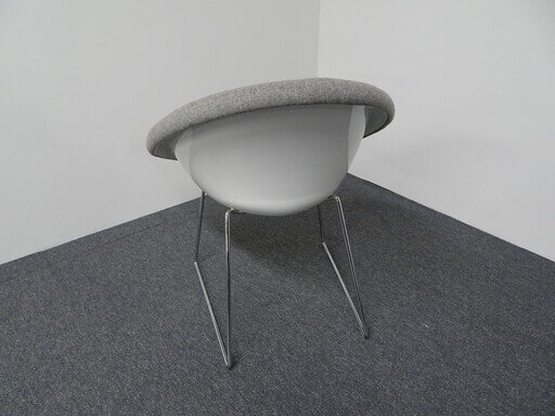 Connection Gloss Tub Chair in Light Grey