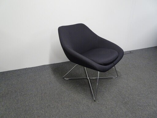 Allermuir Open Lounge Chair in Grey