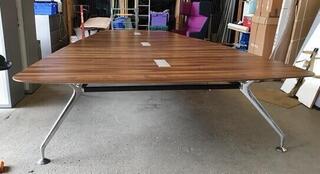 4000 x 2400mm Walnut Boardroom Table
