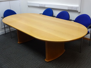 additional images for 2400 x 1200mm Aerofoil boardroom table