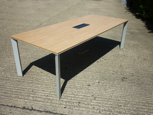 additional images for 2400x1000mm oak Senator Cameleon table