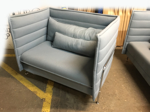 additional images for Vitra Alcove Love Seat ice blue chair
