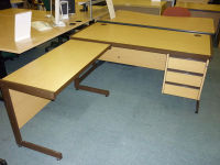 additional images for Light oak rectangular desks