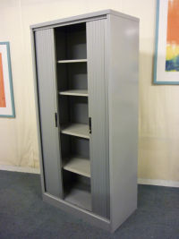additional images for 2000mm high silver side tambour cupboards