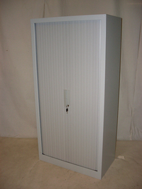 additional images for Light grey tambour cupboard
