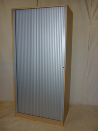 additional images for Beech 2070mm high tambour cupboard