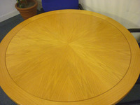 additional images for 1200mm diameter Fray oak veneer circular table