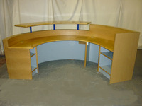 additional images for Ash veneer reception counter.