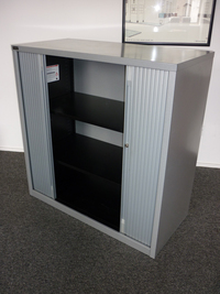 additional images for Triumph silver 1020mm high tambour cupboard