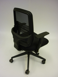 additional images for  Dauphin Valo synchronous black fabric/mesh task chair