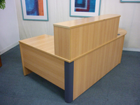 additional images for Beech reception desk