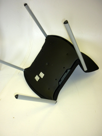 additional images for Black Senator Trillipse 4 leg stacking chairs
