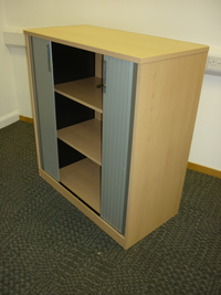 additional images for 1100mm high Ofquest side tambour cupboard