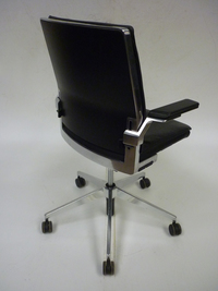 additional images for Black leather Dynamobel DIS task chair (CE)