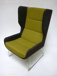 additional images for Hush high wing back chair by Naughtone