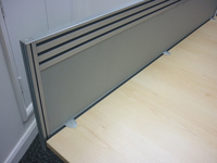 additional images for Nearly new silver 1600, 800, & 500mm desk mounted screens