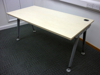 additional images for Pale maple bench desk systems. (CE) Per person: