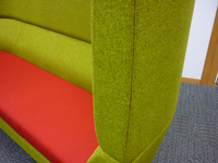 additional images for Orangebox CWTCH lime green/red acoustic sofa  (CE)