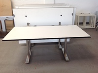 additional images for 1800 x 900mm white top tilt conference tables  (CE)