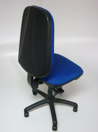 additional images for Royal blue high back task chair, no arms