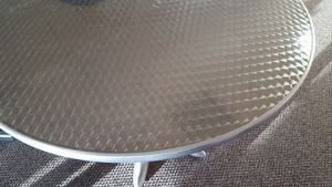 additional images for Cafe metal tables 1200 & 900mm diameter (CE)