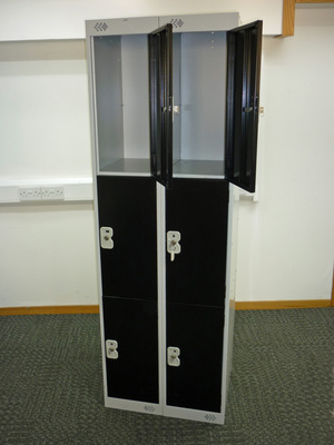 additional images for 3 door steel lockers