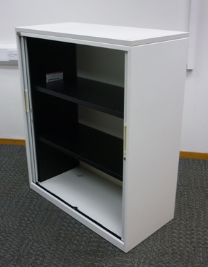 additional images for 1200mm high Triumph white tambour cupboard