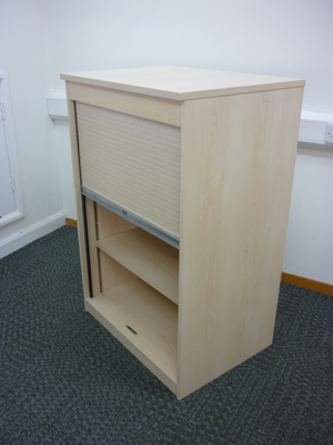 additional images for 1200h x 800w mm high maple FFC tambour cupboard