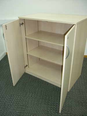 additional images for 1120mm high FFC maple double door cupboards
