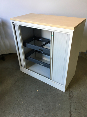 additional images for Silverline 1045mm high tambour cupboard