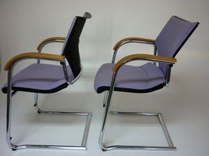 additional images for Light purple stacking Wilkhahn meeting chairs