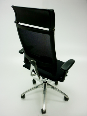 additional images for Black fabric mesh back Sedus Open Up task chair (CE)