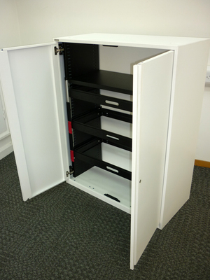 additional images for 1300mm high white Triumph metal cupboards