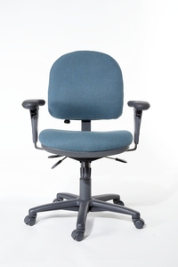 additional images for Verco Apollo 276 task chair in aqua fabric