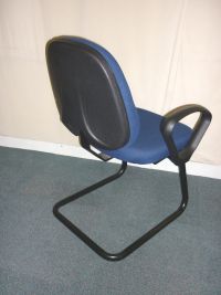 additional images for Blue cantilever armchairs