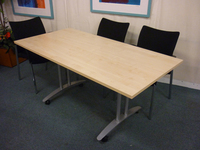 additional images for Maple 1600x800mm tilt top conference tables
