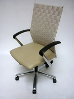 additional images for Dietiker cream leather executive chair (CE)