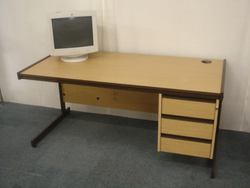 additional images for Light oak rectangular desks
