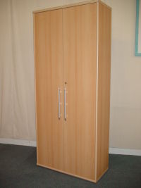 additional images for Beech double door tall storage unit