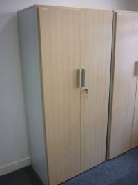 additional images for Maple 1700mm high double door cupboard
