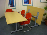 additional images for Light oak folding top tables