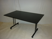 additional images for Black rectangular folding conference tables, just reduced 
