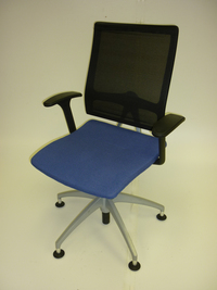 additional images for Sedus executive blue/mesh meeting chair, JUST REDUCED 