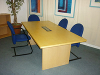 additional images for 2000 x 1000mm Ash veneer boardroom table