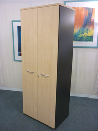 additional images for Never used - Sven 2030h x 800w mm maple double door cupboard