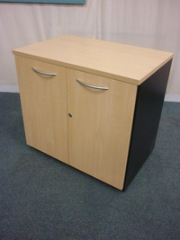 additional images for Never used - Sven maple desk high double door cupboard