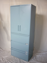 additional images for Maine sky blue 1970mm high 800mm wide combi storage unit