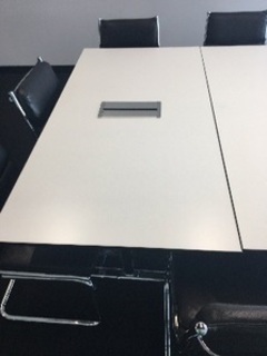 Techo 1600x800mm white top tilt table